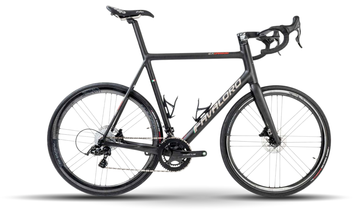 bike gravbel modello zx carbon classica nera vista laterale