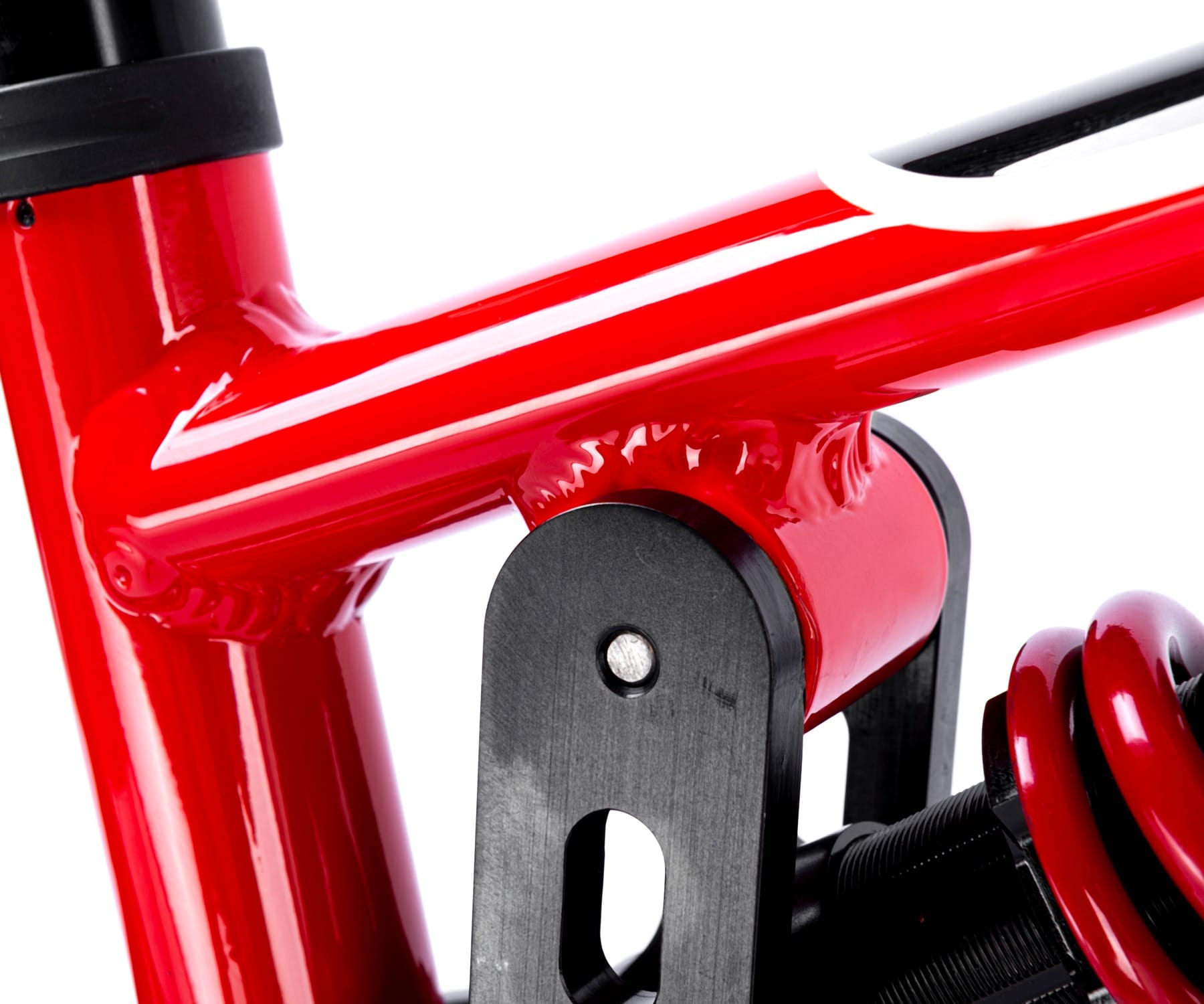 ebike mtb modello venom 720 dettaglio punto di fissaggio del sistema di sospensione